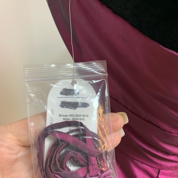 Size 6 Jessica Simpson Prom Homecoming Bridesmaid Short Cocktail Dress NWT - Picture 4 of 5